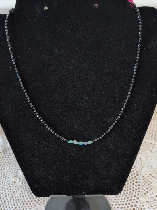 Jewelry - Handmade Spinel and Ethiopian Opal Necklace